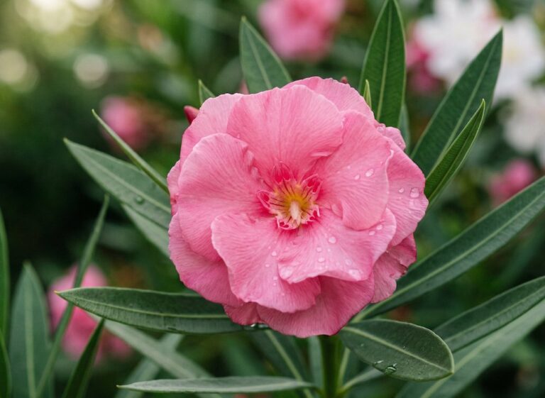 Oleandro Rosa Planta 25 piante con fiori rosa bellissimi con foto e nomi - Giungla Urbana