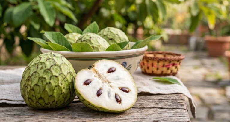 frutto annona su un tavolo