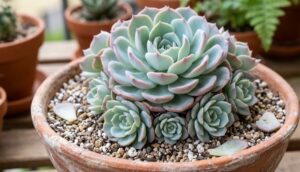 echeveria elegans in vaso